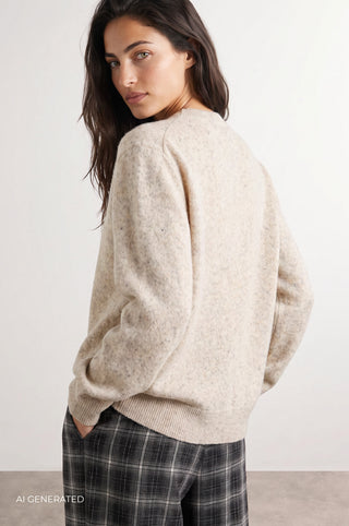 LR-TASHIE 1 Pullover Sand