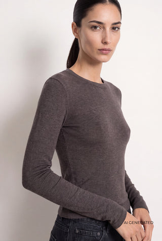 LR-JOSEPHINE 1 T-shirt Mörkbrun