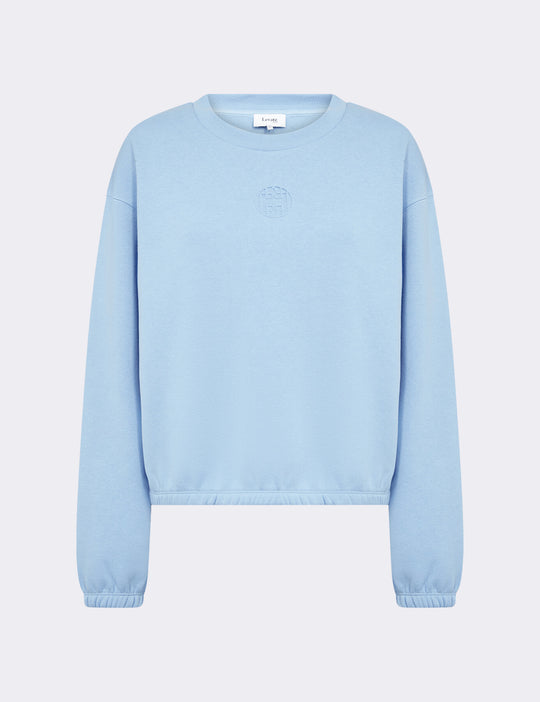 LR-NUKA 13 Sweatshirt Ljusblå