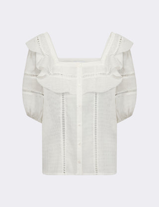 LR-LESLIE 2 Blus Off white