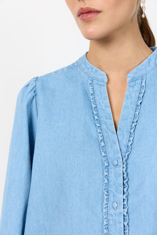 LR-PIETTA 2 Skjorta Blå
