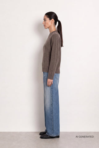 LR-ELOISE 2 Pullover Mörkbrun