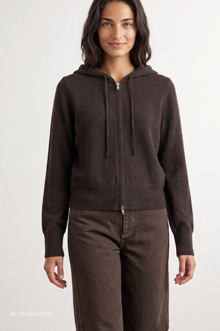 LR-ISMAILA 22 Pullover Mörkbrun