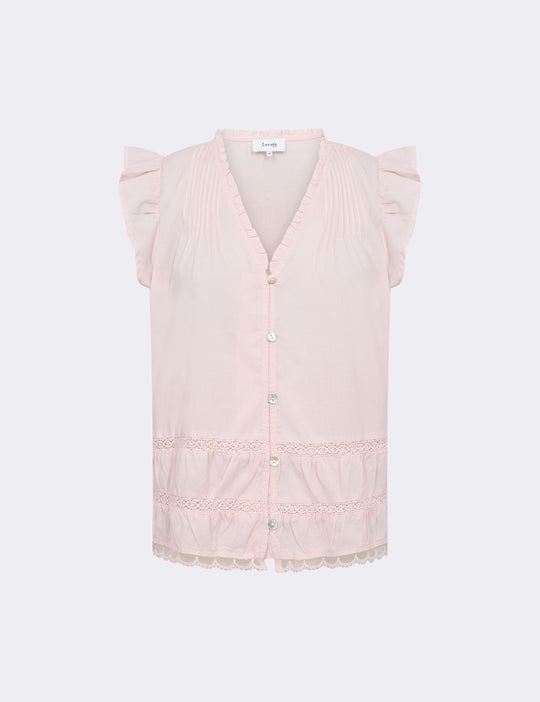 LR-ROSY 2 Blus Lyseröd