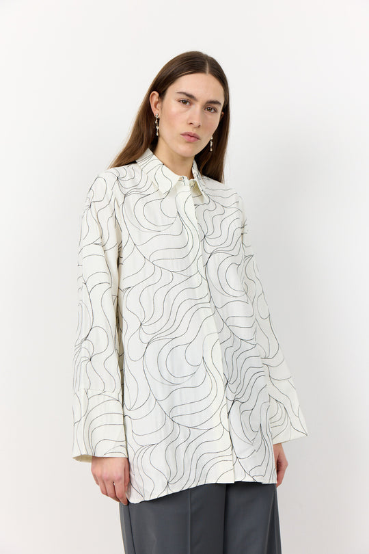 LR-KORA 1 Skjorta Ljusgrått