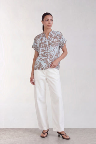 LR-ROYA 1 Byxor Off white