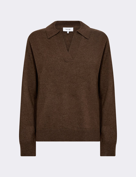 LR-ISMAILA 9 Pullover Brün