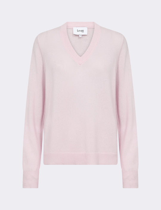LR-ELOISE 11 Pullover Lyseröd