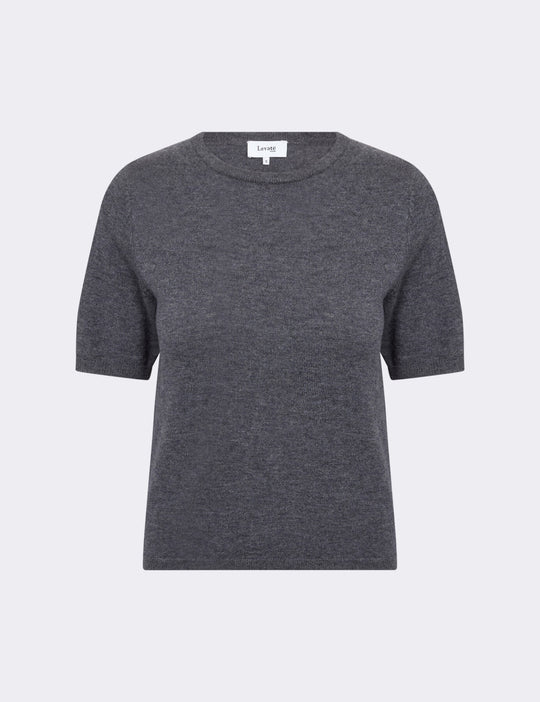 LR-ISMAILA 26 Pullover Mörkgrå