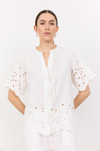 LR-GROLET 8 Skjorta Off white