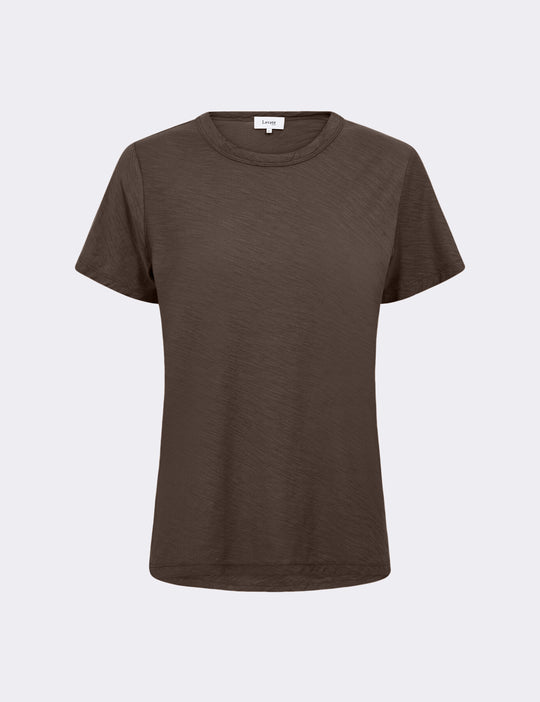 LR-ANY 1 T-shirt Mörkbrun