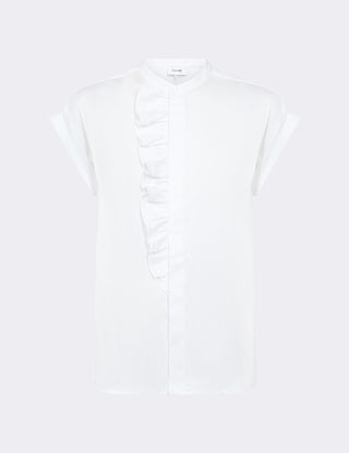 LR-ISLA SOLID 122 Blus Vit