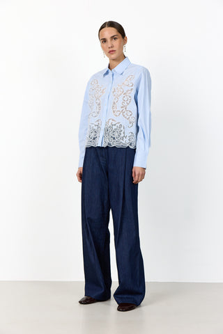 LR-PIPPIN 1 Skjorta Ljusblå