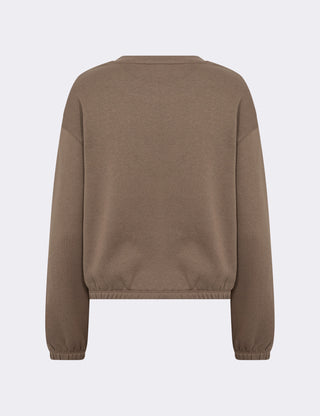 LR-NUKA 13 Sweatshirt Mörkbrun