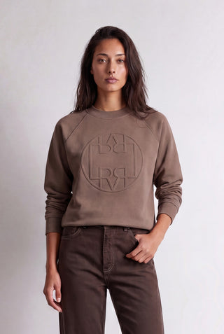 LR-NUKA 11 Sweatshirt Mörkbrun