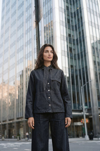 LR-TITUS 2 Skjorta Ljus denim