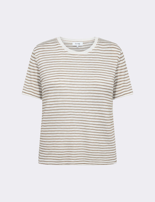 LR-REBEKKA 1 T-shirt Brün