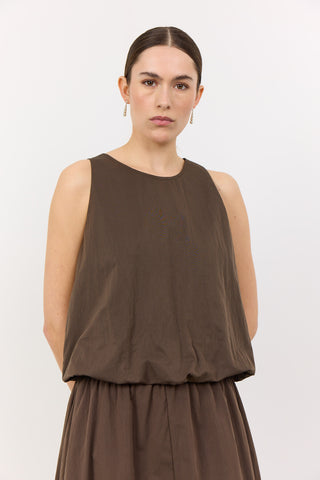 LR-LEA 1 Topp Mörkbrun