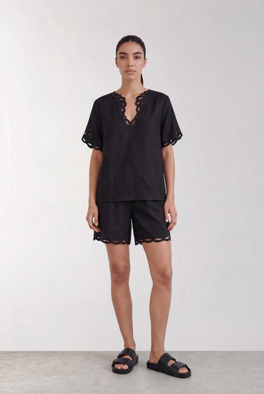 LR-NAJA 60 Shorts Svart