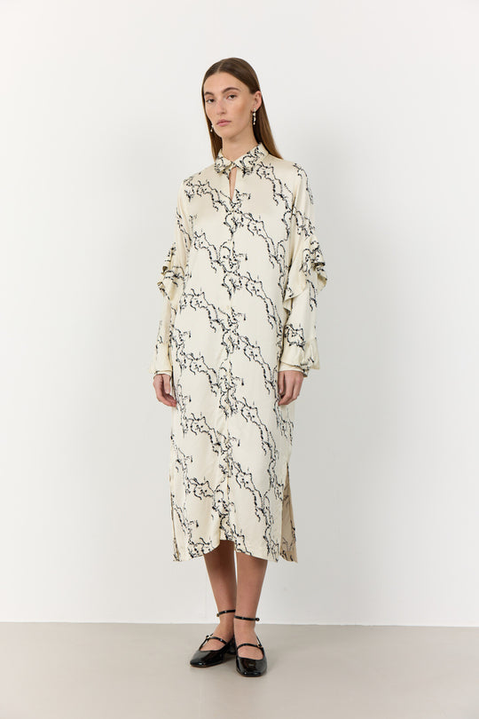 LR-KENNEDY 1 Klänning Cream