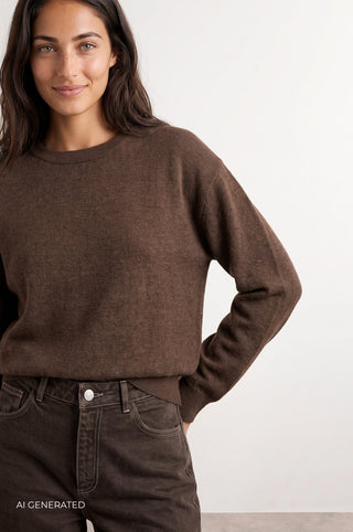 LR-ISMAILA 24 Pullover Brün