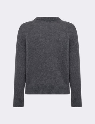 LR-NOREEN 1 Pullover Mörkgrå