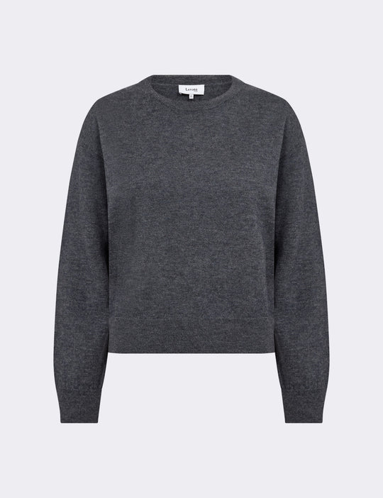 LR-ISMAILA 24 Pullover Mörkgrå