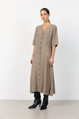 LR-NAJA 52 Klänning Camel