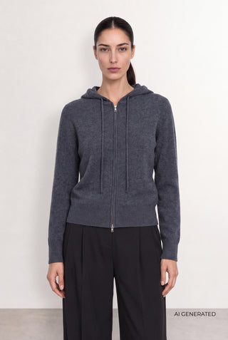 LR-ISMAILA 22 Pullover Mörkgrå