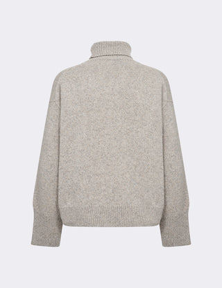 LR-TRUE 1 Pullover Ljusgrått