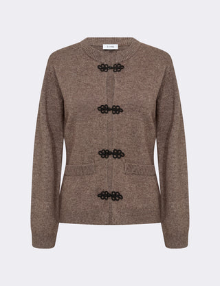 LR-OSSY 2 Cardigan Brün
