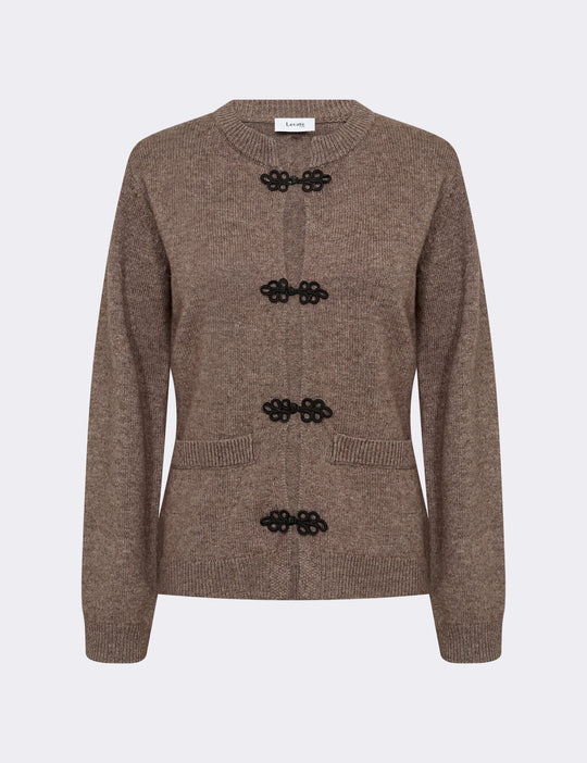 LR-OSSY 2 Cardigan Brün