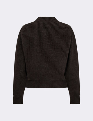 LR-PERLE 12 Pullover Mörkbrun
