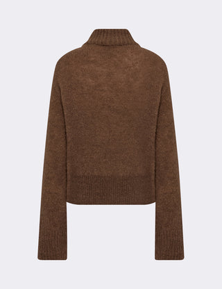 LR-NOREEN 12 Pullover Brün