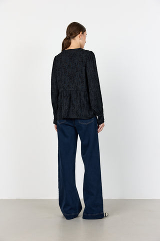 LR-OVETTE 1 Blus Svart