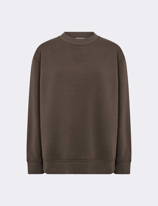 LR-NUKA 12 Sweatshirt Mörkbrun