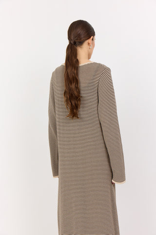 LR-LILY 2 Cardigan Mörk sand