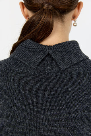 LR-OSSY 1 Strik Mörkgrå