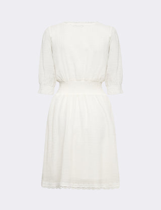 LR-LESLIE 1 Klänning Off white