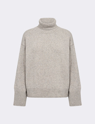 LR-TRUE 1 Pullover Ljusgrått