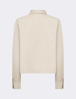 LR-ISLA SOLID 136 Skjorta Ljusgrått