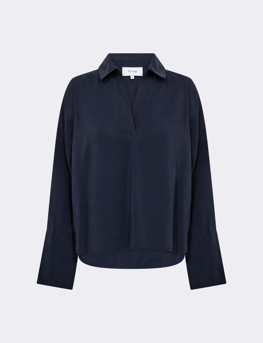 LR-OCTAVIA 1 Blus mörkblå