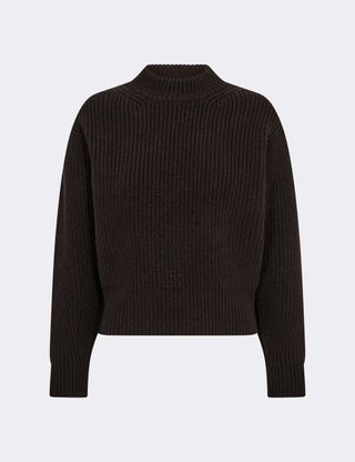 LR-PERLE 12 Pullover Mörkbrun