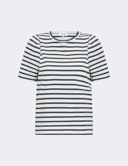 LR-NEDDIE 1 T-shirt mörkblå