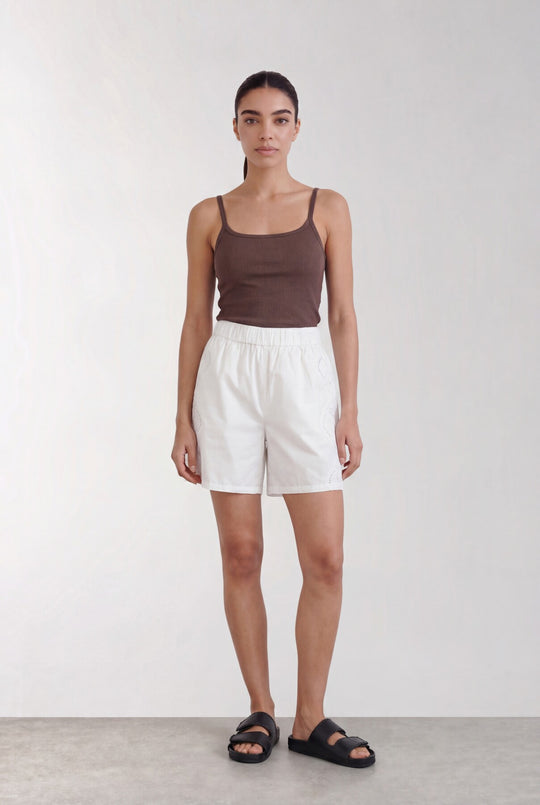 LR-ROSE 3 Shorts Off white