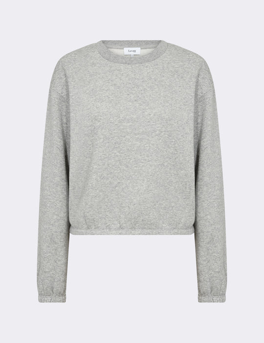 LR-NUKA 13 Sweatshirt Ljusgrått