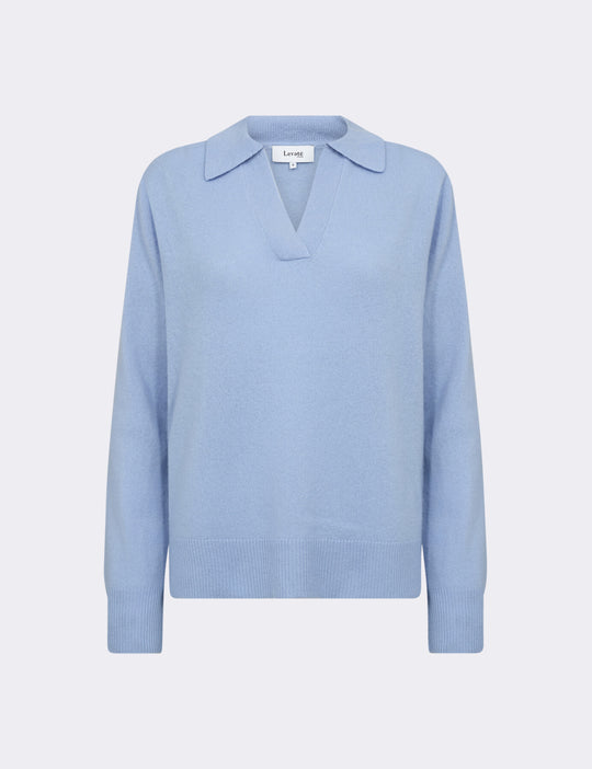 LR-ELOISE 5 Pullover Ljusblå