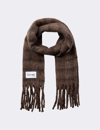 LR-SINUS 2 Scarf Mörkbrun