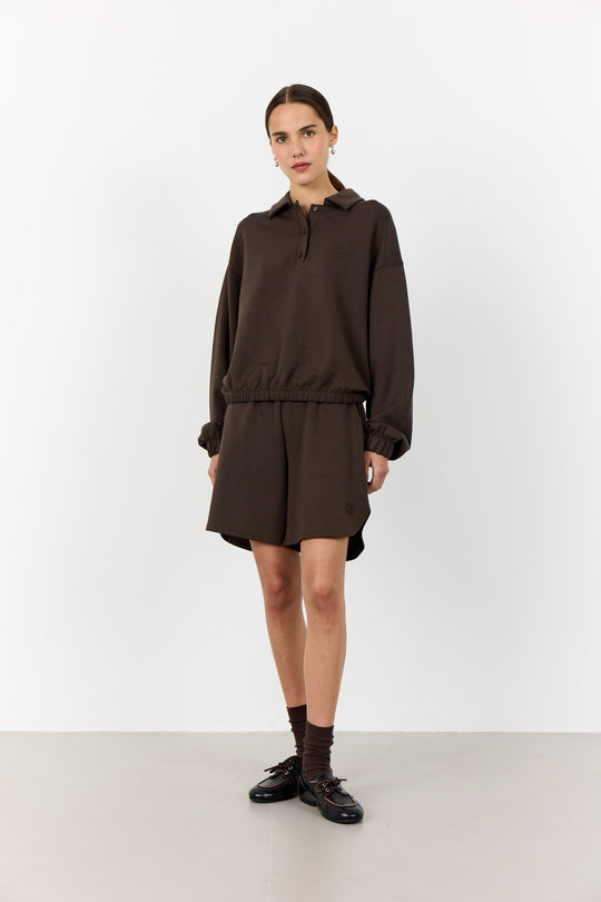 LR-EZRA 10 Shorts Mörkbrun