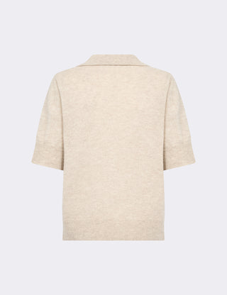 LR-ELOISE 18 Pullover Ljus sand